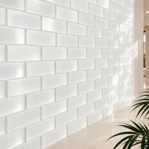 Sandblast Rectangular Glass Brick — product view 1